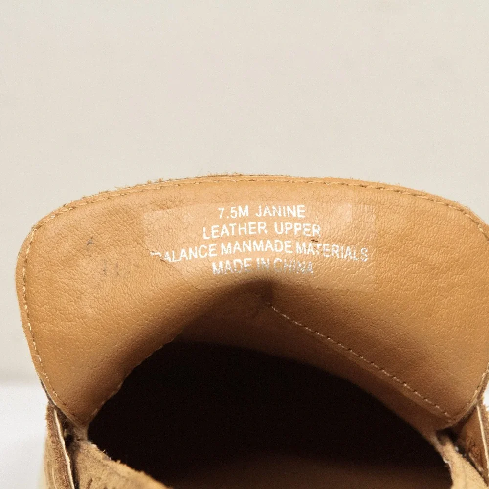 Dolce Vita Tan Platform Loafers - Picture 8 of 9